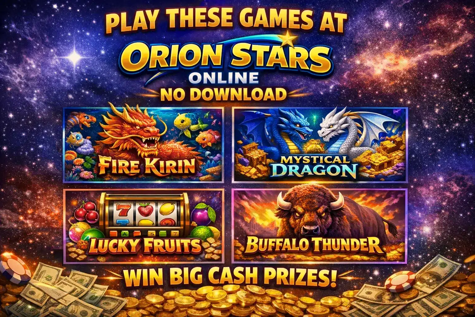 How To Get Free Money on Orion Stars Online