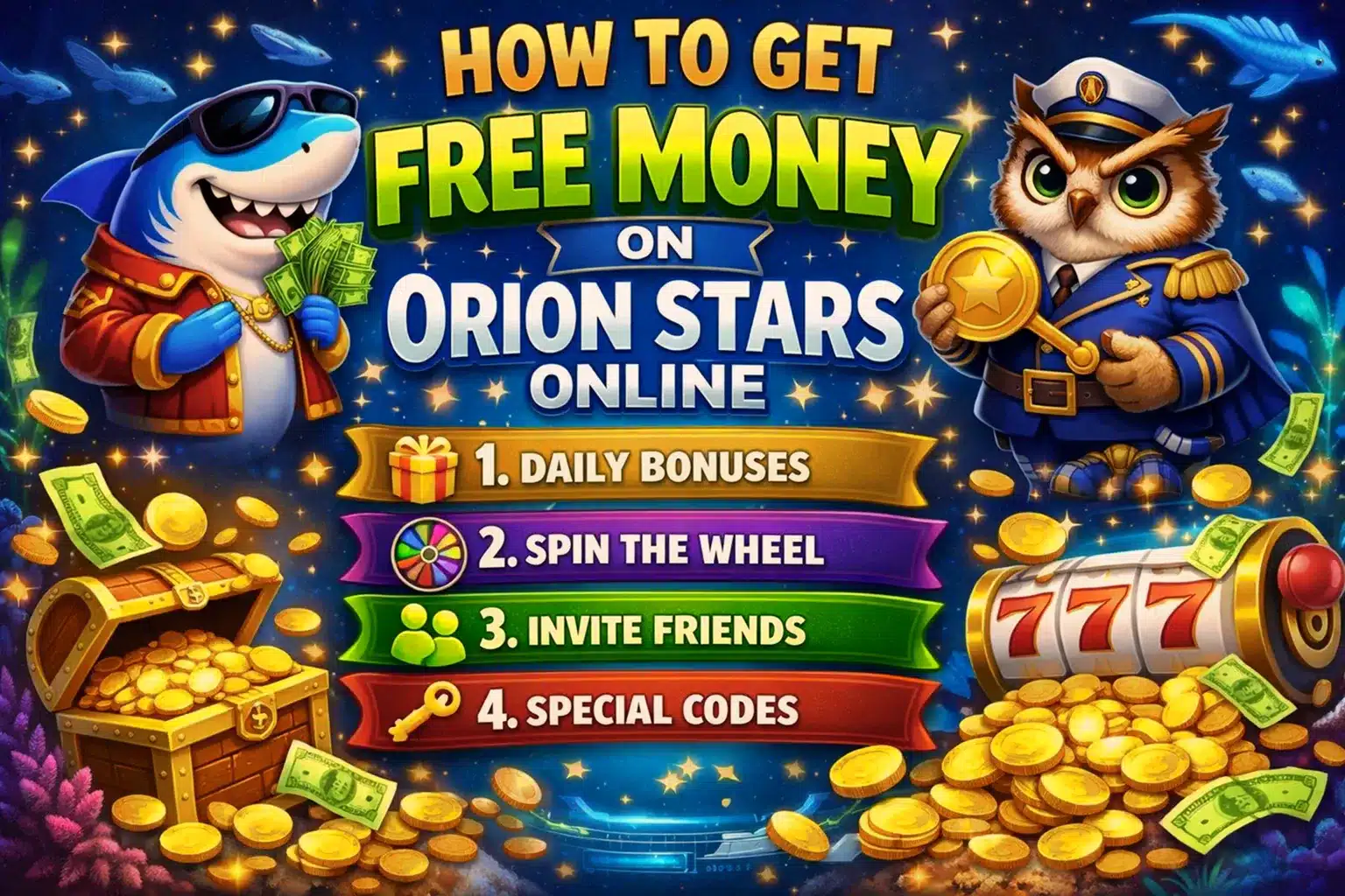 Play These Games at Orion Stars Online (No Download)